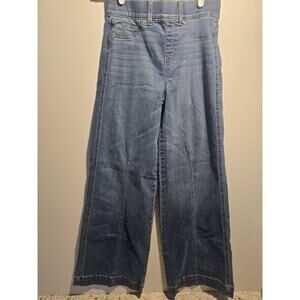 Spanx Seamed Front Wide Leg Jeans Womens Size small